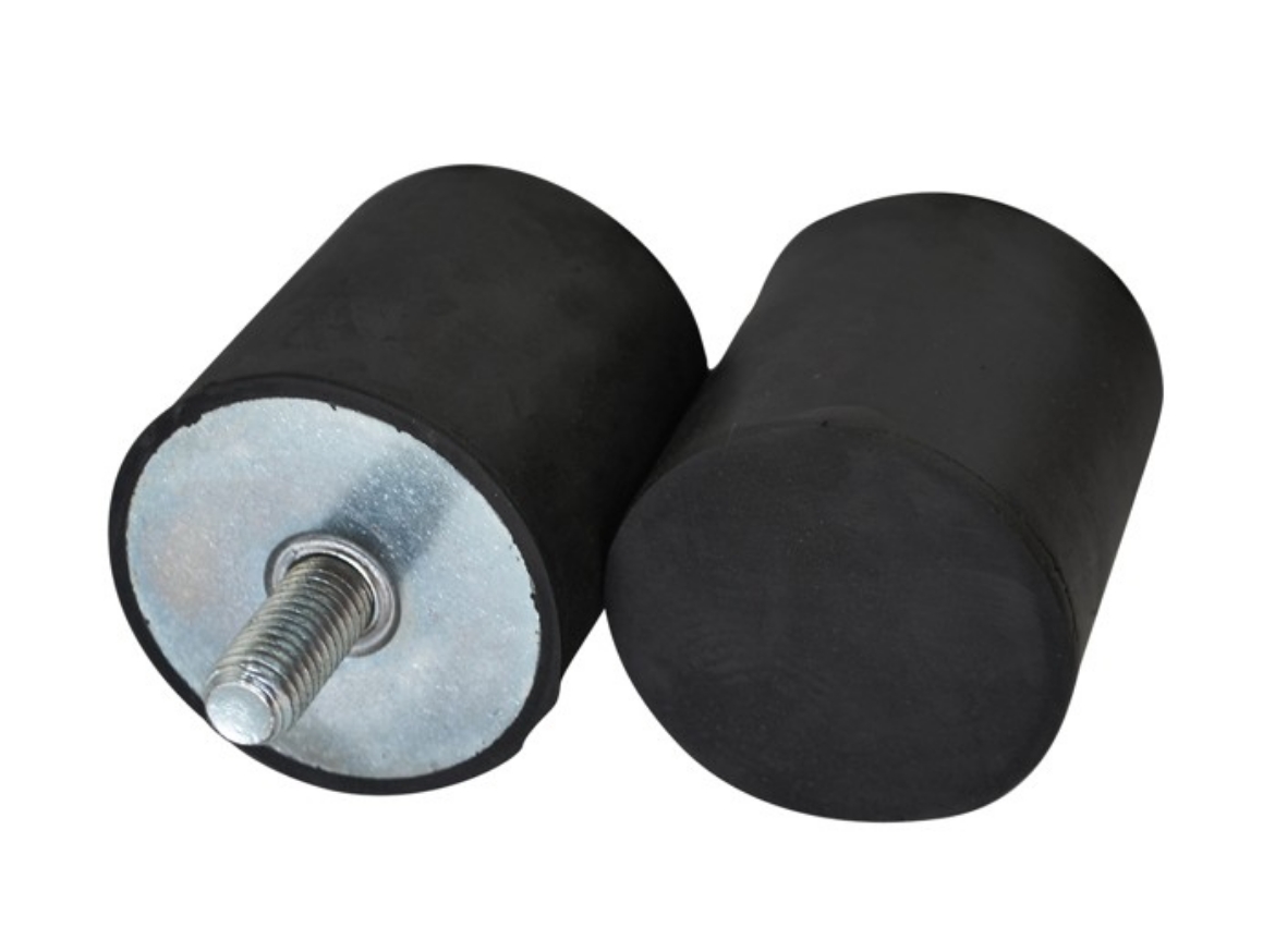 Picture of Cylindrical Rubber Mount 38mm x 25mm Male-Buffer 65 Shore (M8x1.25Px18L)
