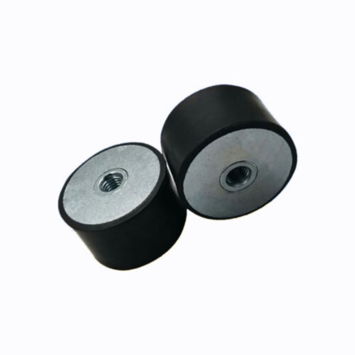 Picture of Cylindrical Rubber Mount 40mm x 30mm Female-Female 40 Shore (M8)