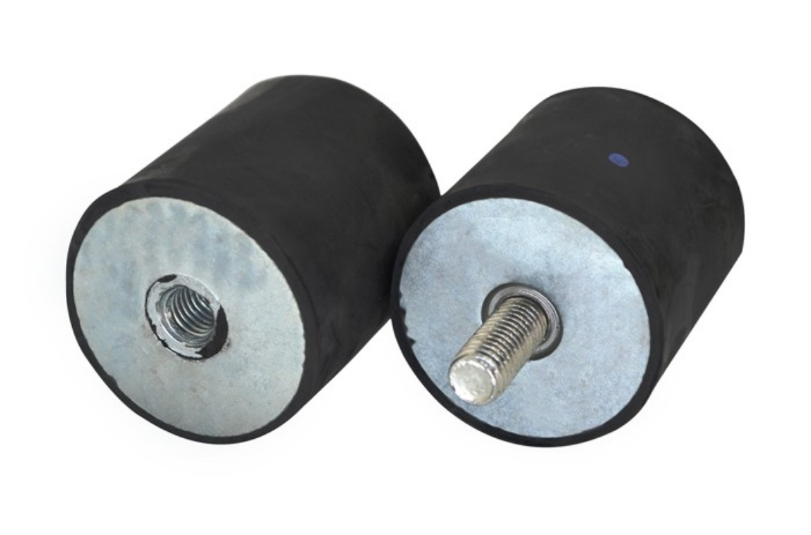 Picture of Cylindrical Rubber Mount 40mm x 30mm Male-Female 55 Shore (M8x1.25Px23L)