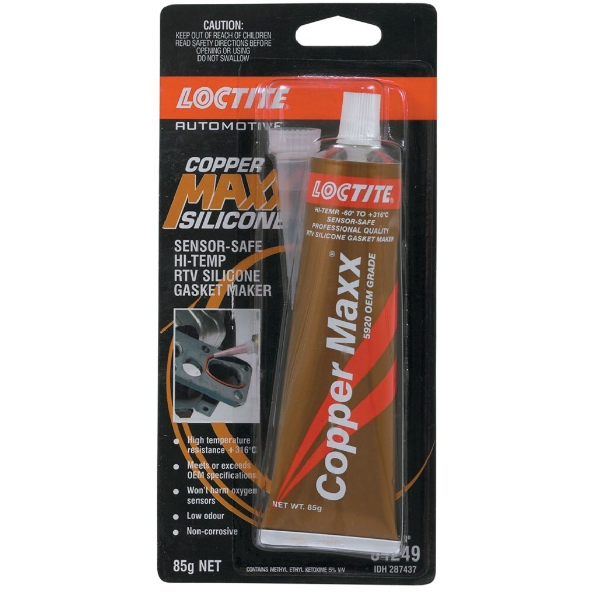 Picture of Loctite 5920 Silicone, Gasket/Sealant - Copper Maxx - 85g Tube