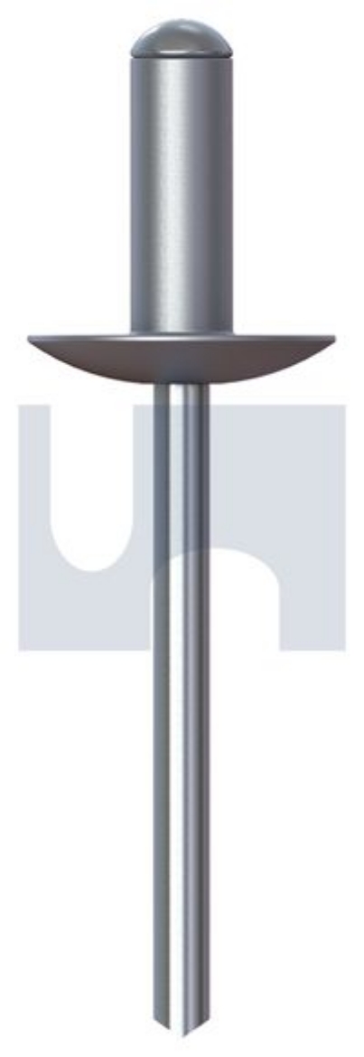 Picture of Rivet, 5052, AS Open, Large Flange, #616, 50 Per Bag (3/16")