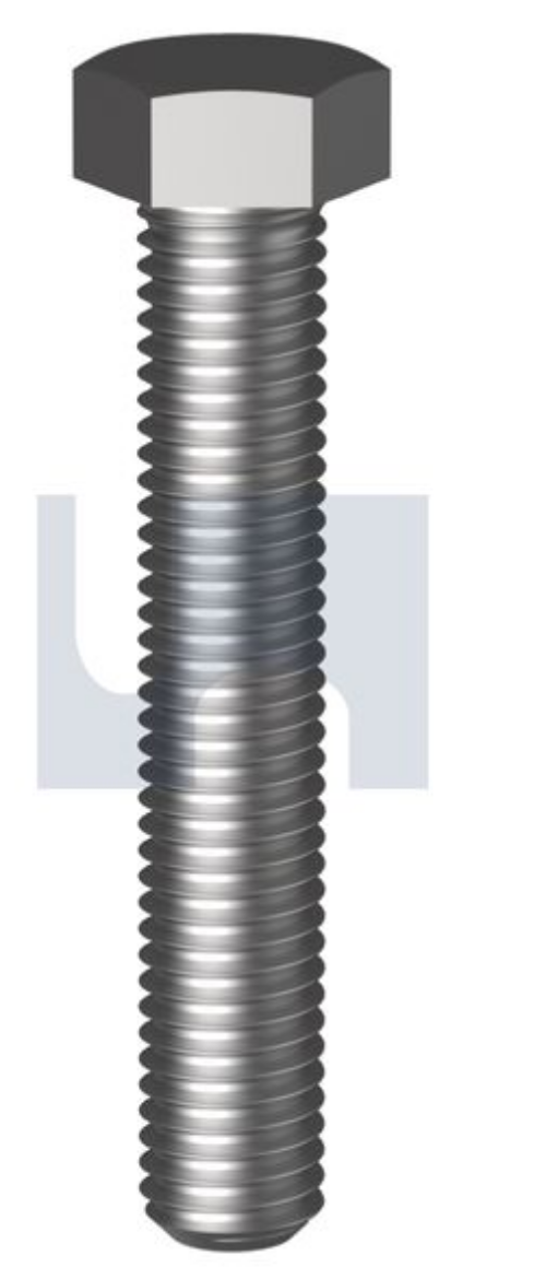 Picture of Bolt, UNC, 5/16" x 3/4", Hex Head, Grade 5, Zinc Plated