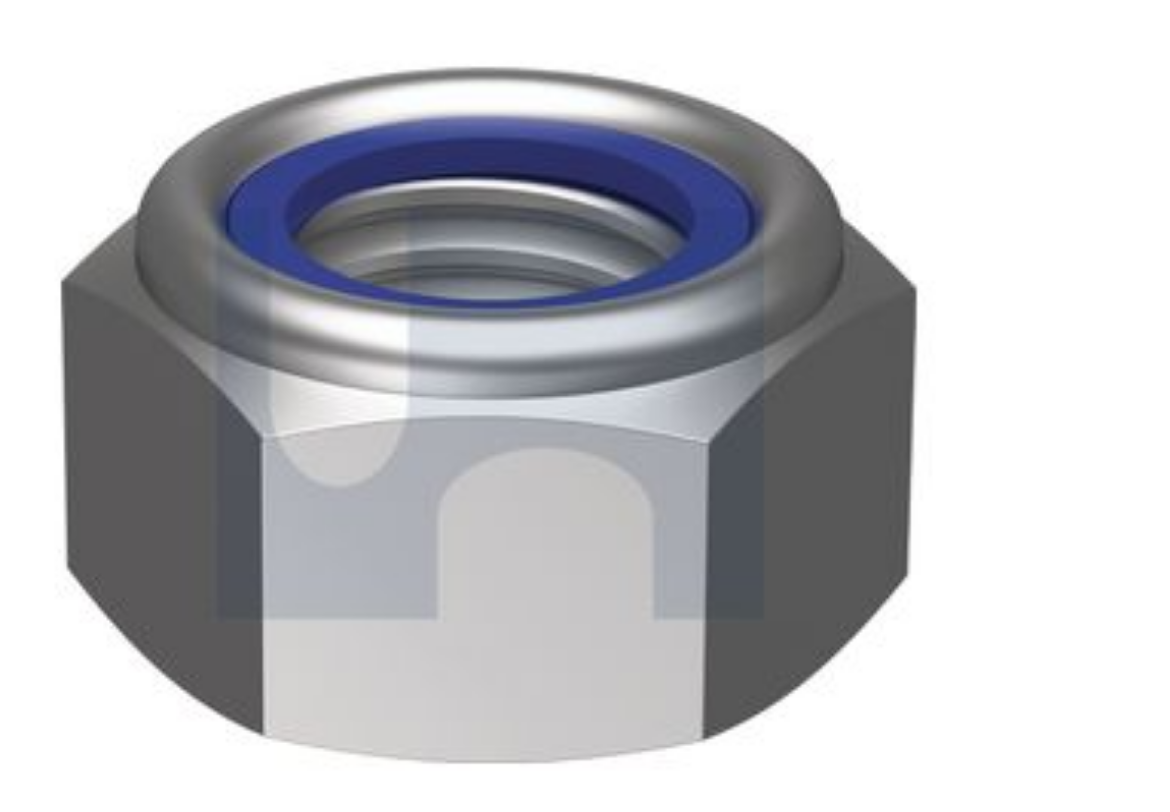 Picture of Nut, UNF, 10-32, Nyloc, Stainless 304