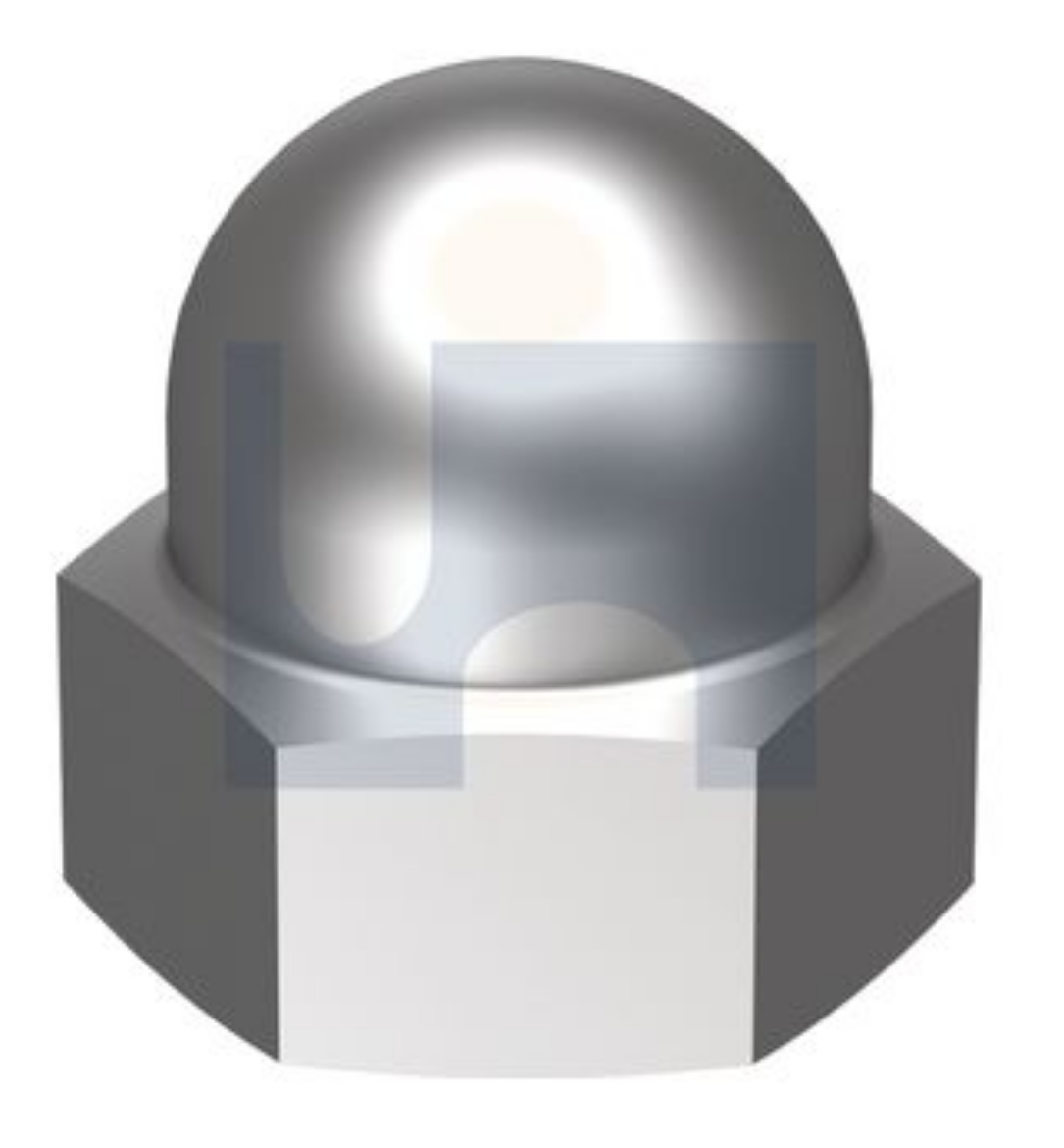 Picture of Nut, UNC, 1/2", Acorn/Dome, Stainless 304