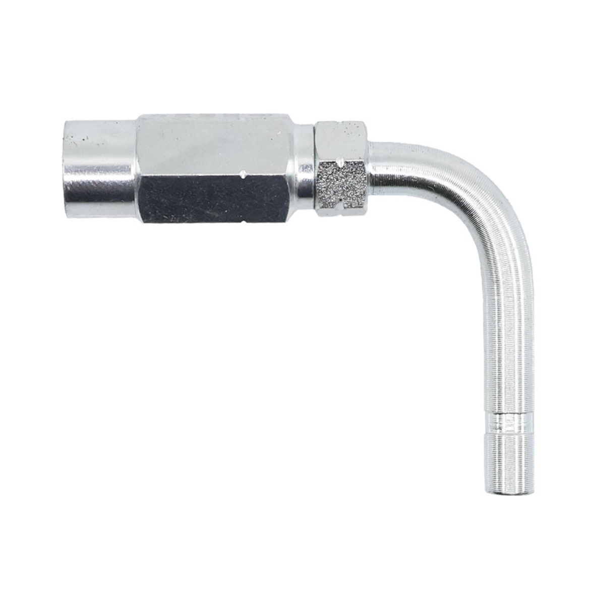 Picture of HOSE 8MM X STAND PIPE 6MM 90 DL-37MM, Grease Hose Tail c/w Shell