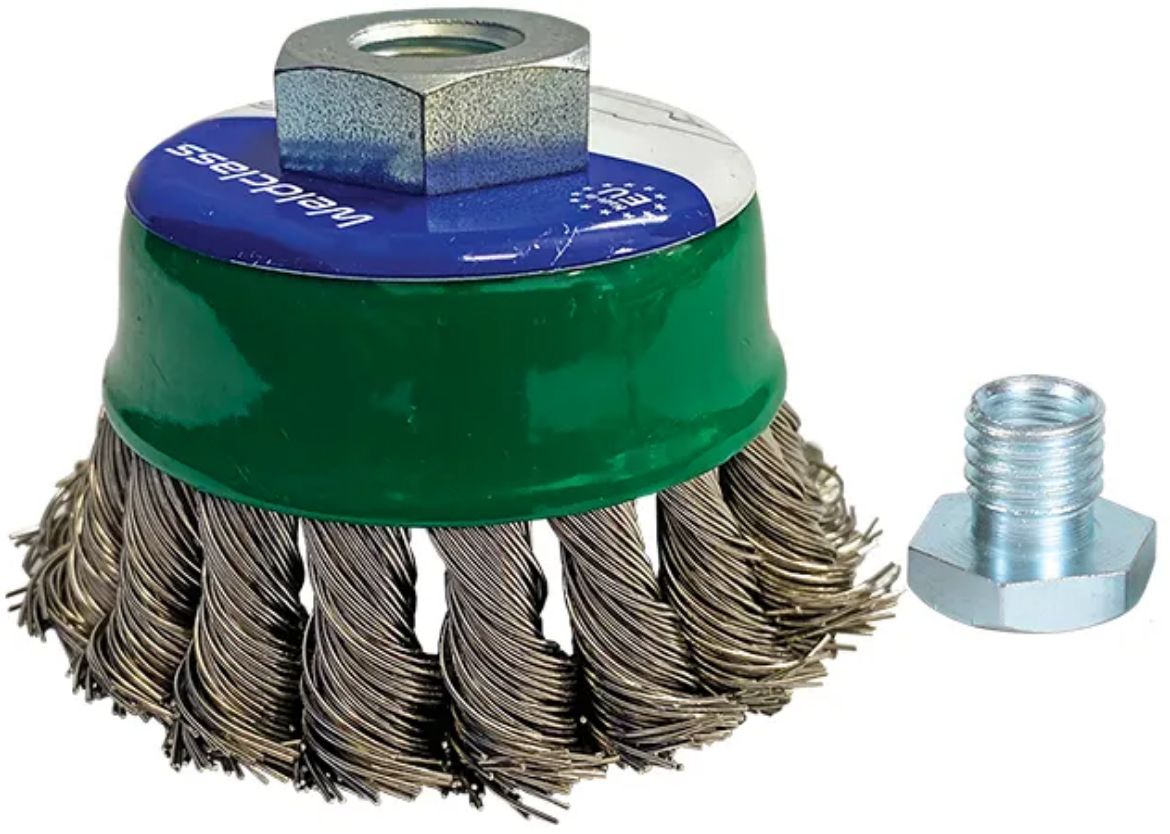 Picture of Wire Cup Brush, 75mm M14x2/M10x1.5 Stainless, Max RPM 14,000