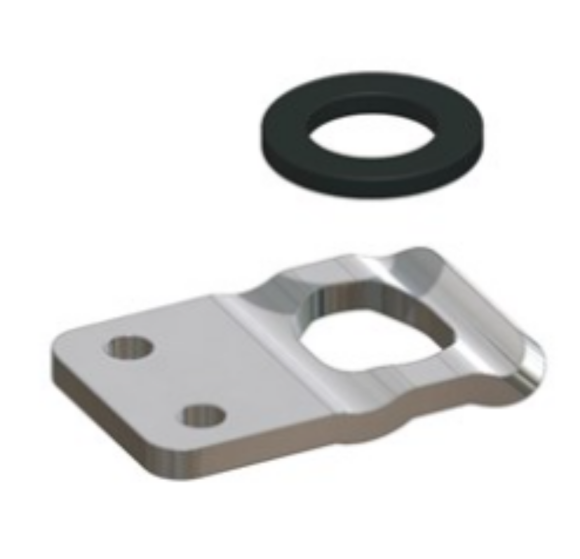Picture of Catch Plate & Rubber Washer, suit Antiluce/Anti Rattle Fastener