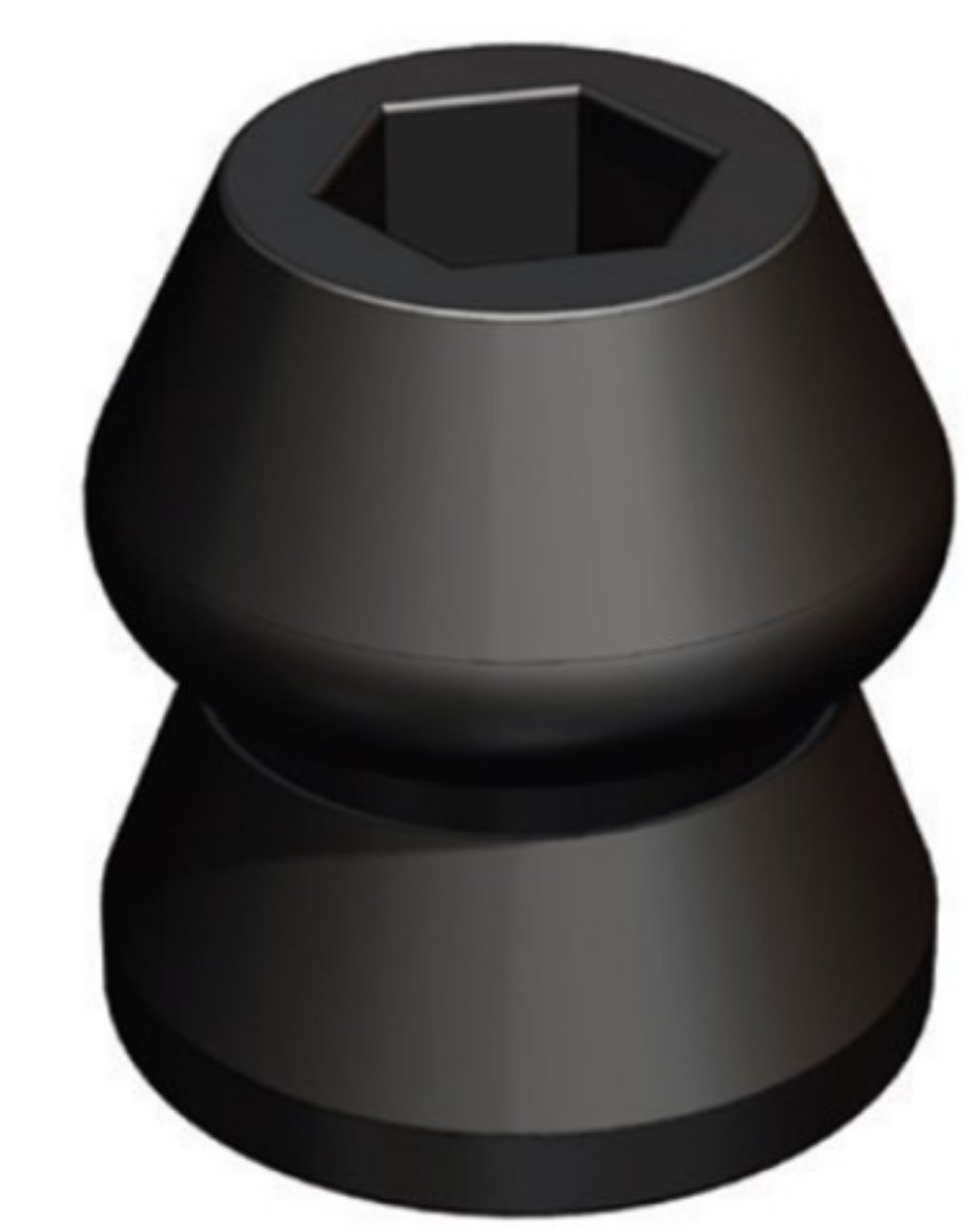 Picture of Rubber Door Holder, Male (Suits 66, 76, 77 & 78 Series)