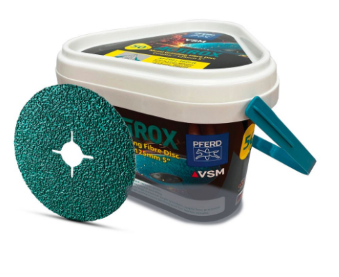Picture of Actirox Resin Fibre Disc, Ceramic, AF 799 125x22, 36 Grit, 50 per Tub