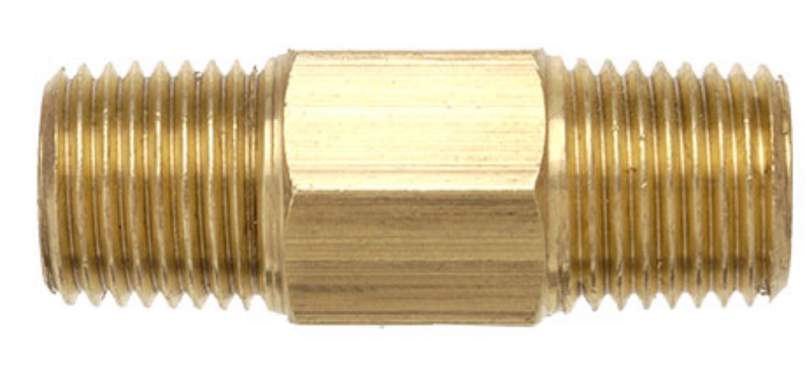 Picture of Nipple, Brass, 1/8" BSP x 1 1/2" Long Hex