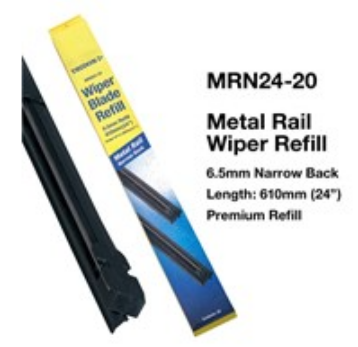 Picture of Wiper Refill Metal Rail - Narrow Back, 6.5mm x 610mm (24")