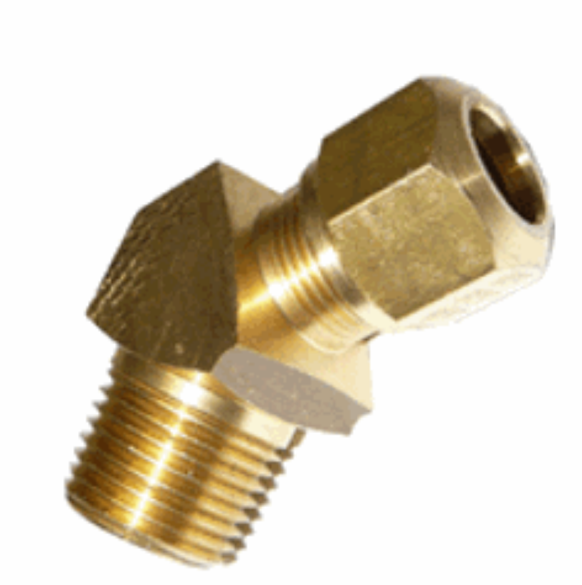 Picture of Male Elbow, 45deg, NTA style, 3/8" x 3/8" NPT