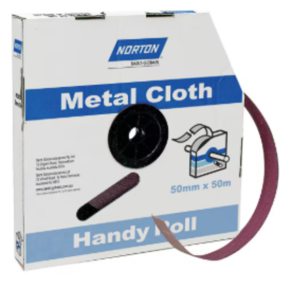 Picture of EMERY TAPE 50mm x 50m K283 P100 METALITE CLOTH HANDY ROLLS