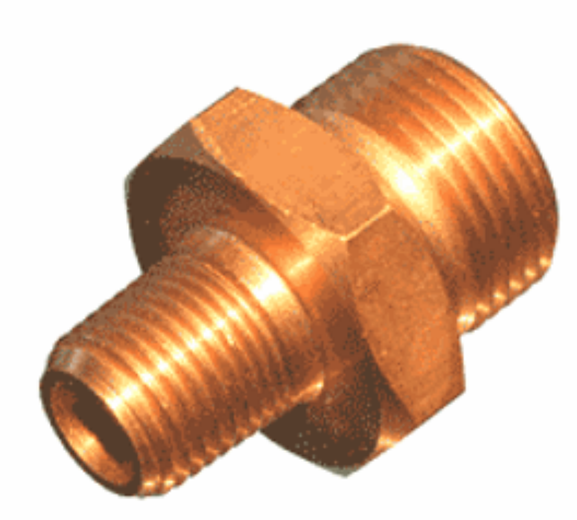 Picture of Reducing Nipple, Brass, M20 X 3/8" BSP