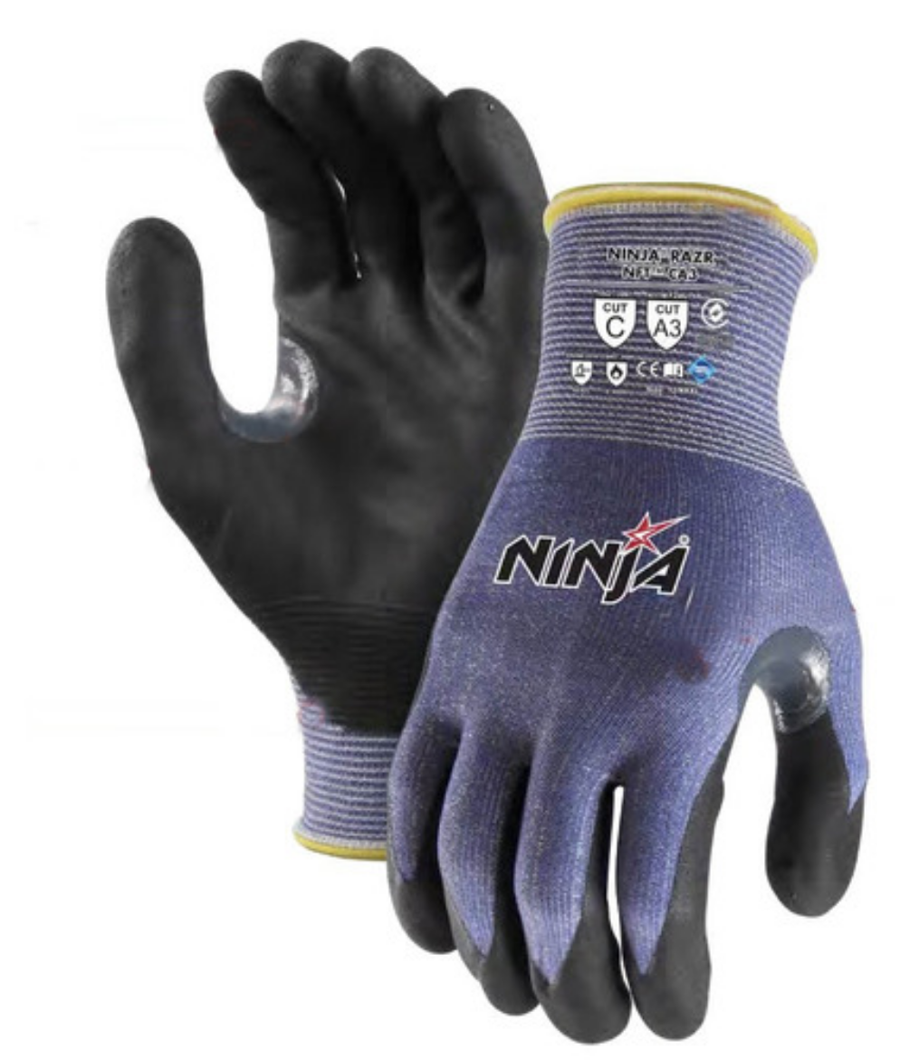 Picture of Ninja Razr NFT CA3 Gloves Blue Size Large