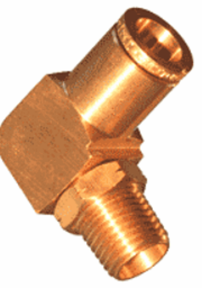 Picture of Male Elbow, 90deg, A/B Quick Fit, M6 X M12-1.5, Swivel