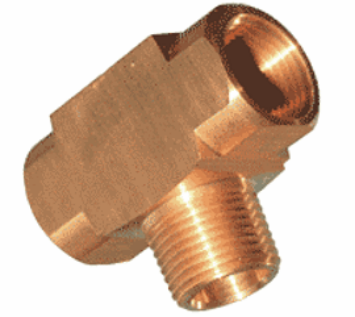 Picture of Male Branch Tee, Brass, 1/2" BSP