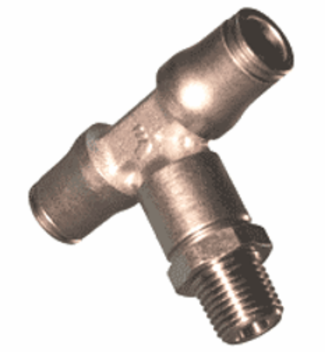 Picture of Male Branch Tee, NP Push Fit, 1/2" x 1/2" BSP, Swivel