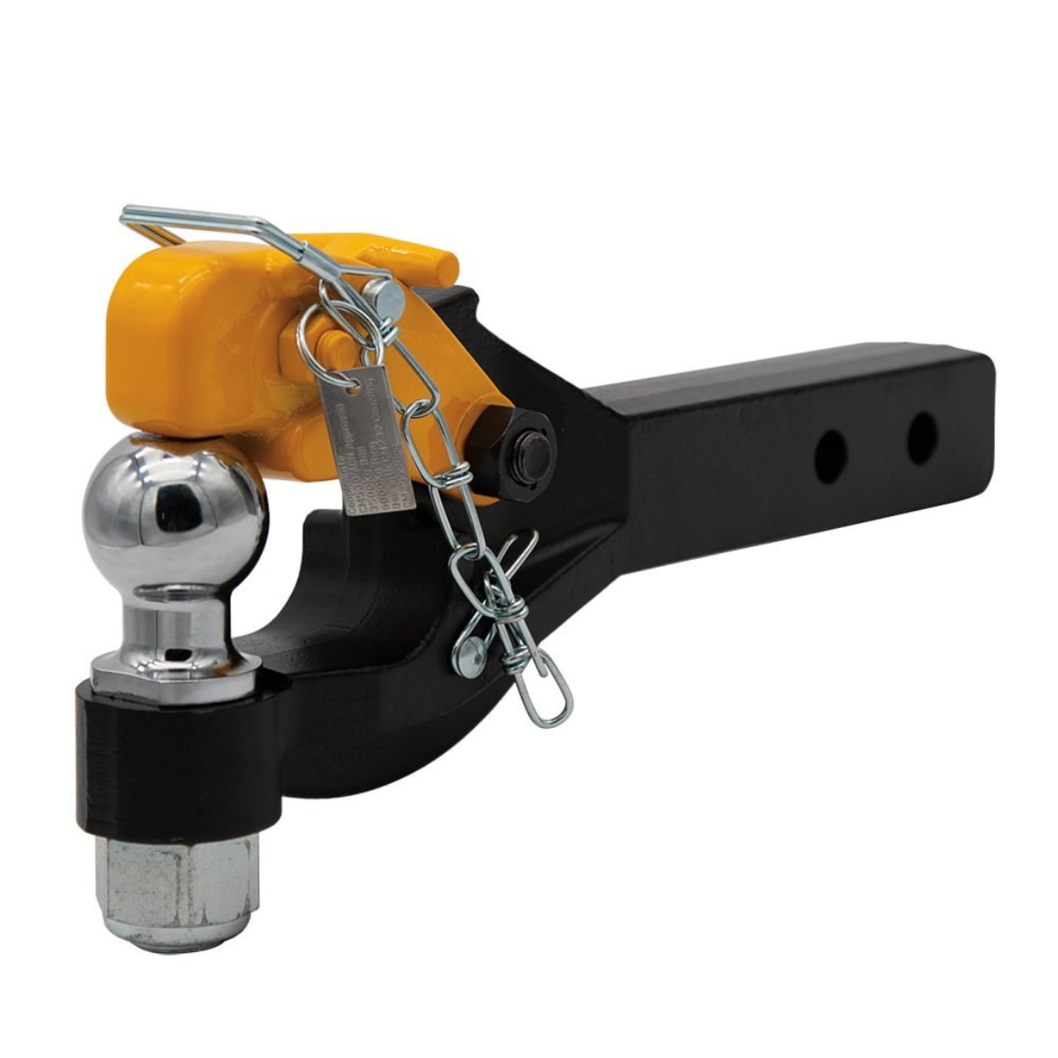 Picture of 2" Combination Pintle Hook Receiver with 50mm Ball, 3.5T Ball, 6T Hook.