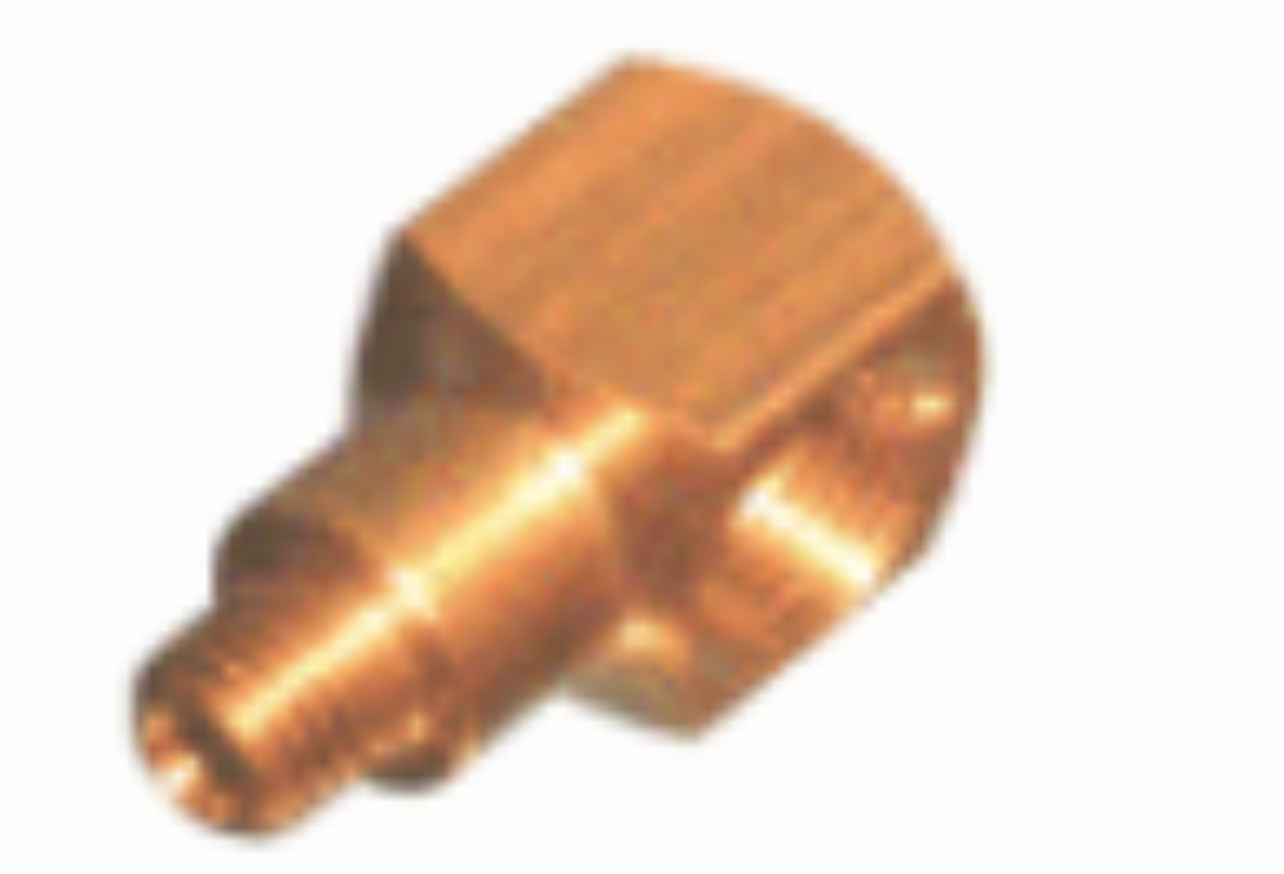Picture of Grease Adaptor, Elbow, 1/8" BSP Fem x 1/4" SAE/UNF Male