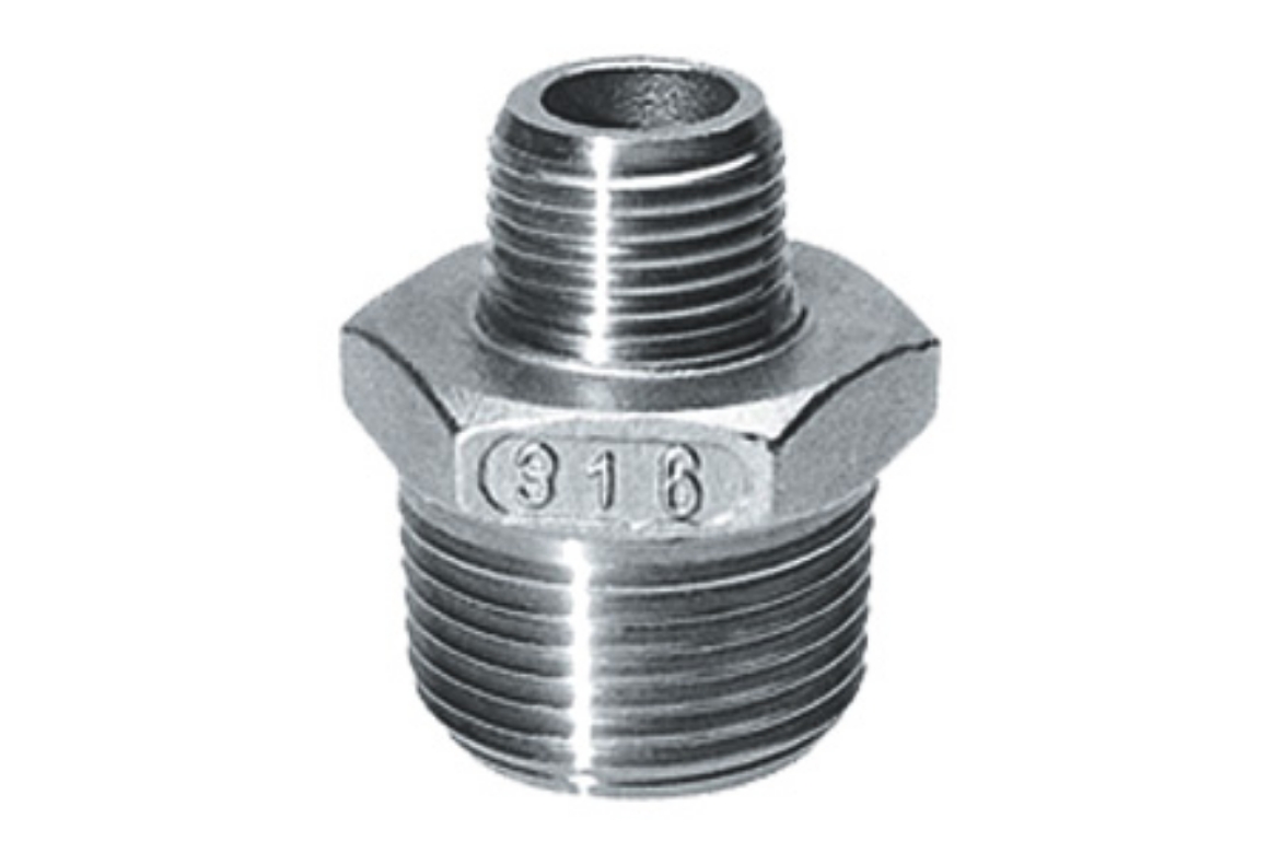 Picture of Reducing Nipple, Stainless 316, LP, 1 1/2" x 1 1/4" BSPT