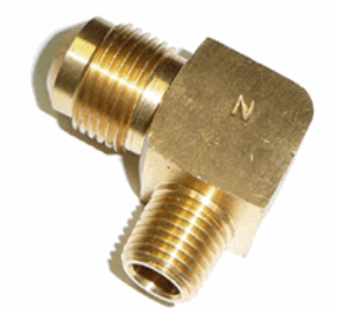 Picture of Elbow, Flare, 90deg, 3/8" Tube x 1/2" NPT-M