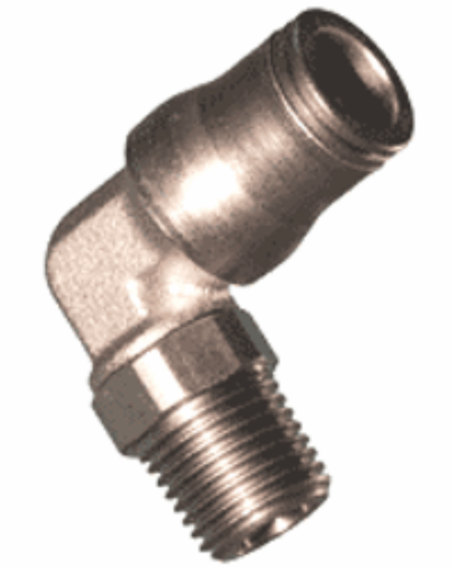 Picture of Male Elbow, 90deg, NP Push Fit, 10mm x 3/8" BSP