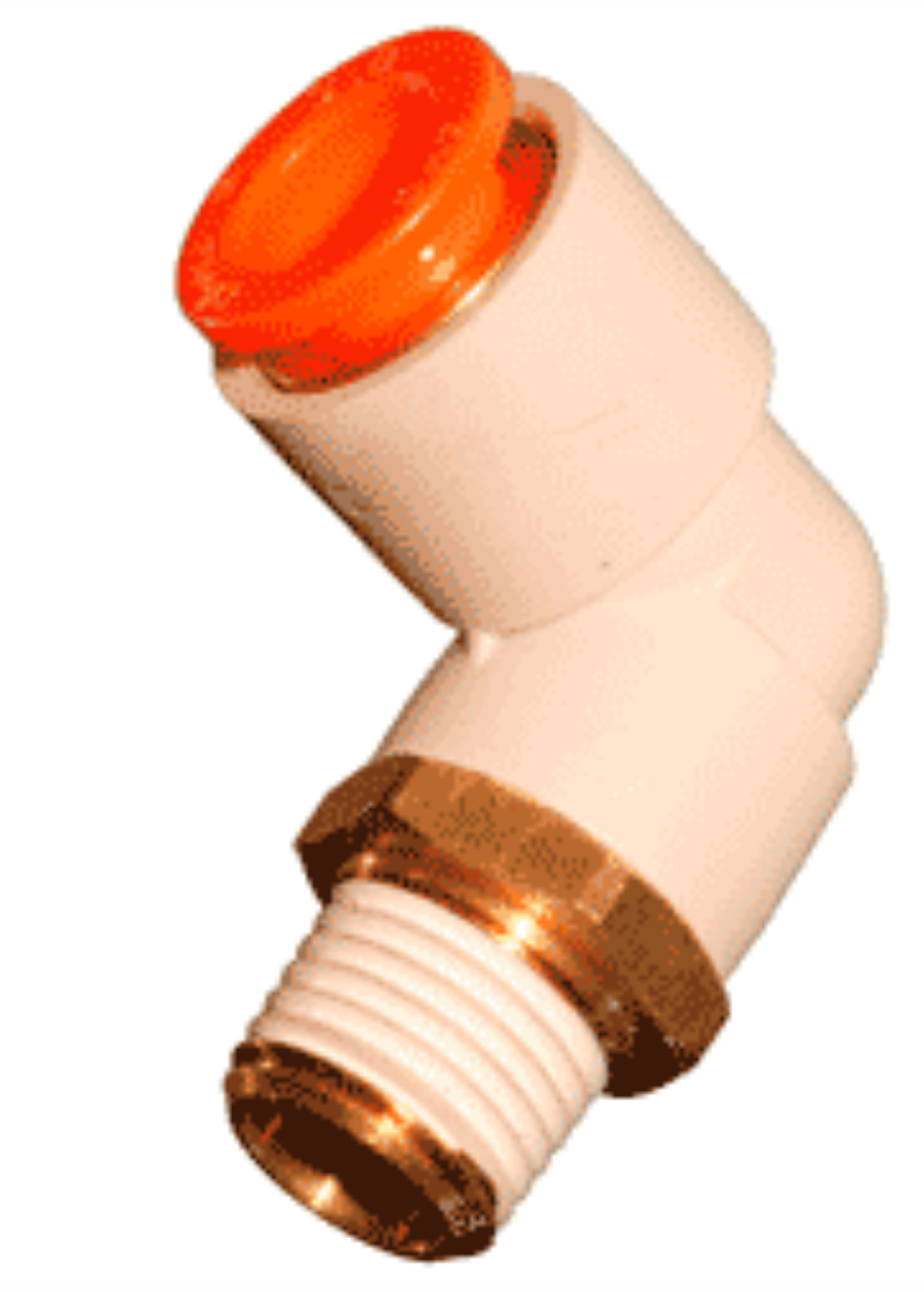 Picture of Male Elbow, Nylon/Brass Push Fit, 5/16" x 1/4" BSP