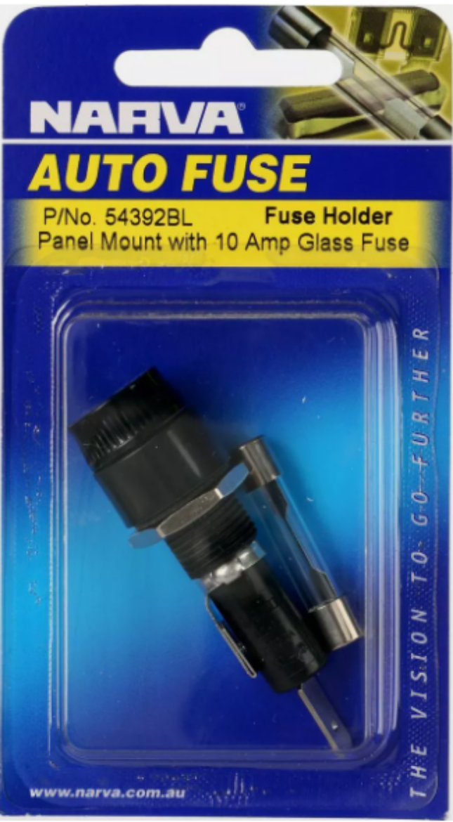 Picture of Fuse Holder, Glass 10A, NARVA