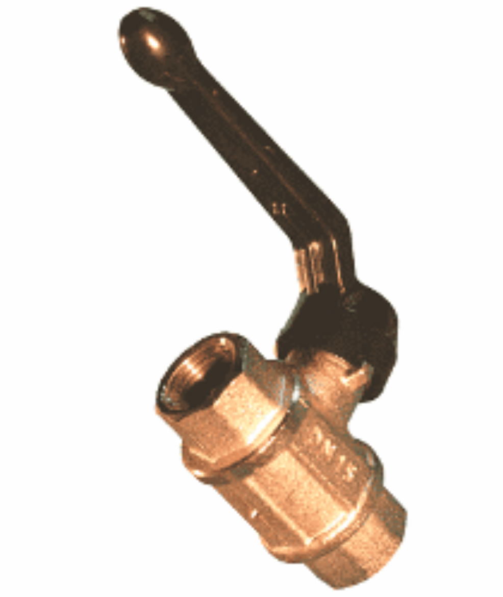 Picture of Ball Valve, Venting, Full Bore, 1/4" BSP, Fem