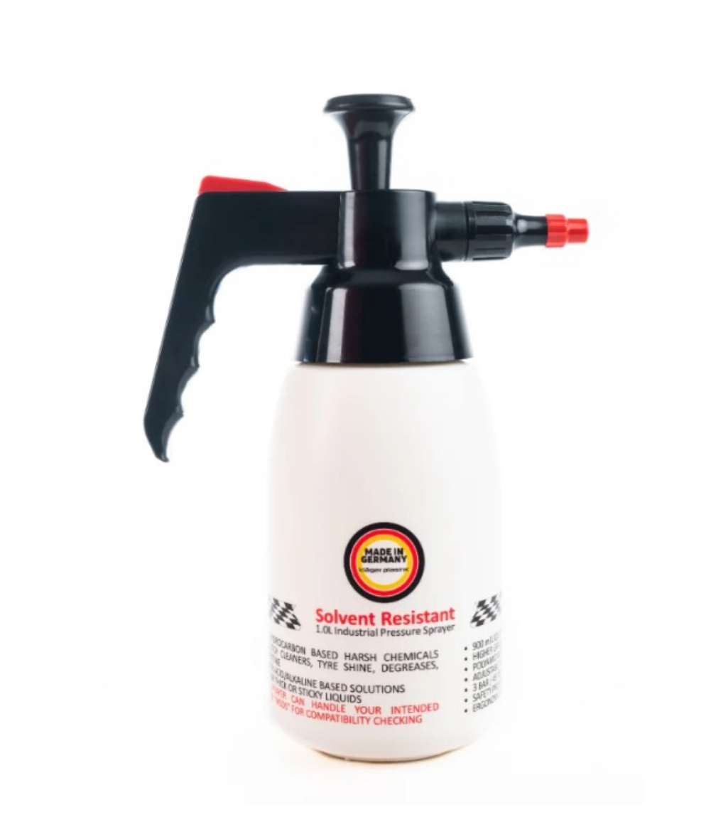 Picture of Sprayer, Solvent Resistant, 1ltr, Application: most type of petroleum-based solvents, Brake Cleaner, Tyre Shine, Degreaser