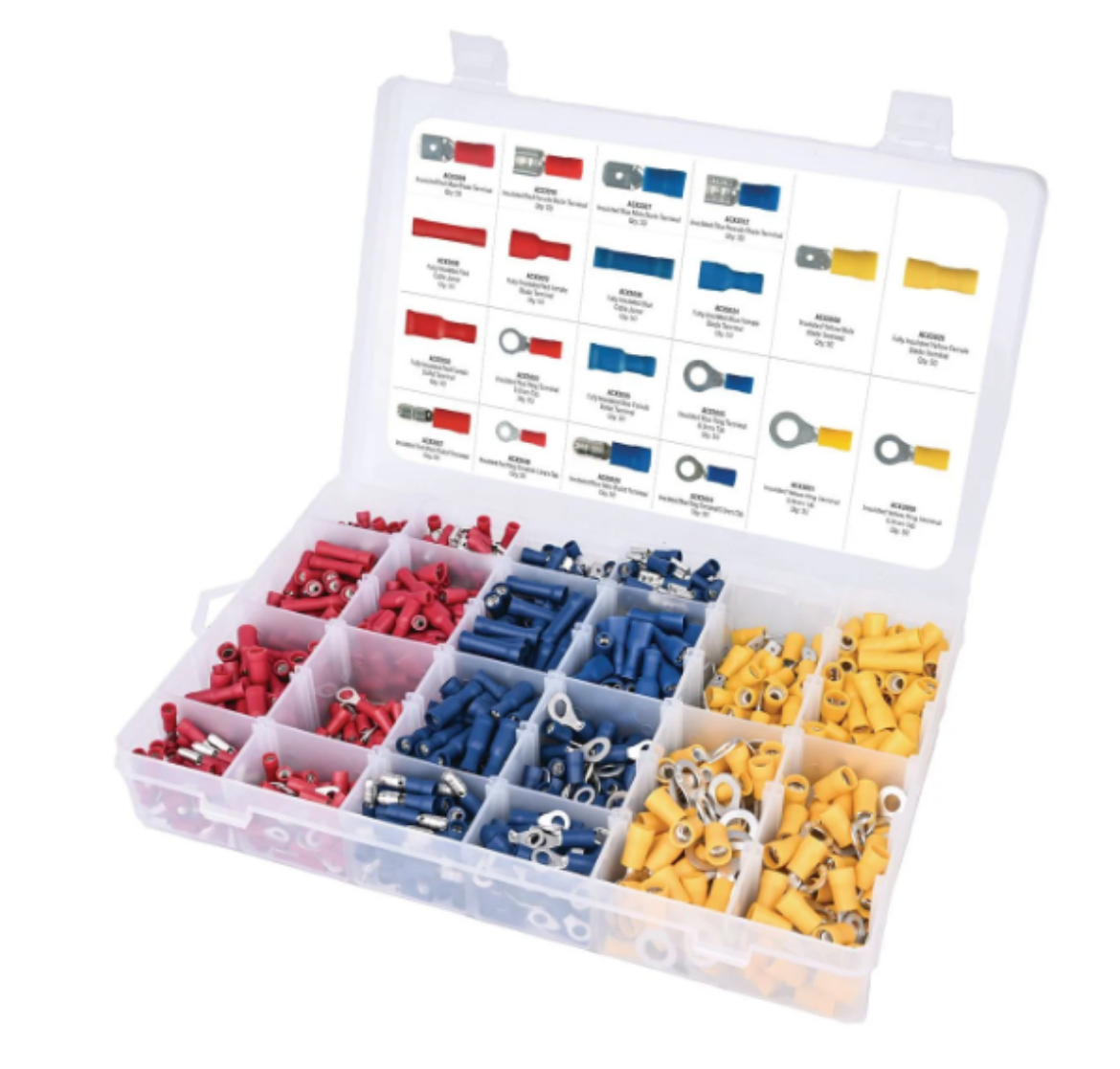 Picture of OEX Crimp Terminal Assortment Kit 1000 Pieces