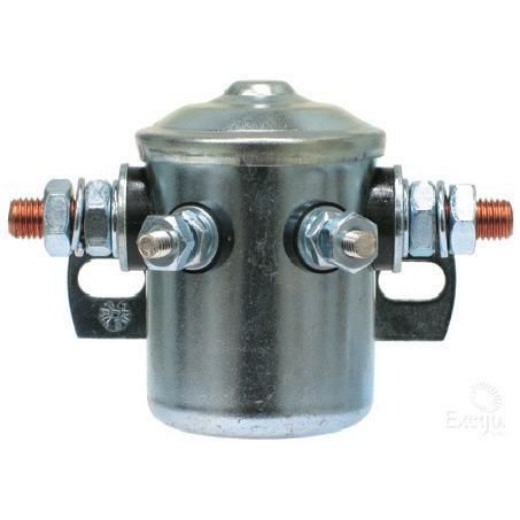 Picture of Solenoid, 12V, 80A, Continuous Duty, NO Contacts Metal Side Mount
