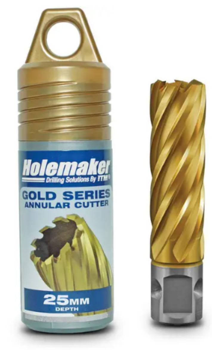 Picture of HOLEMAKER UNI SHANK GOLD SERIES CUTTER 16MM X 25MM									(6.34mm Pin SP16003)