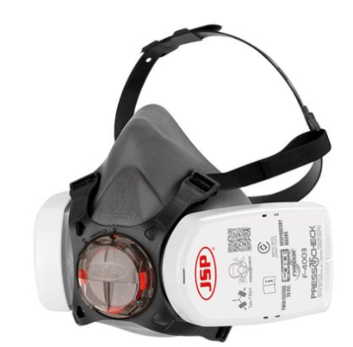 Picture of Force Typhoon 8 Half Mask Respirator Pack With P2 Filters (Filters PCA1P2)