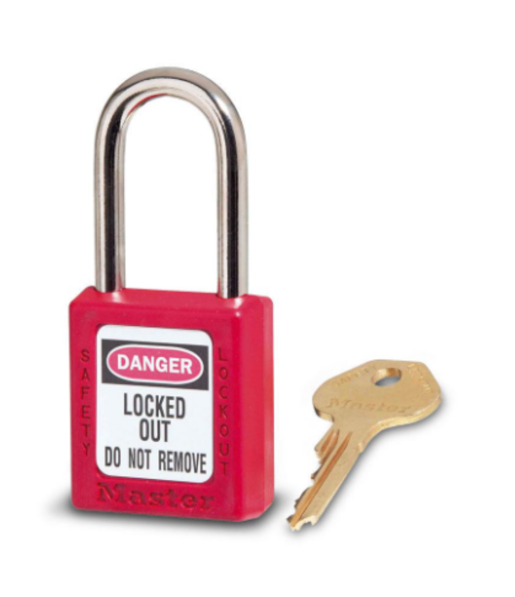 Picture of Lock, Personal Danger, Red, Isolation