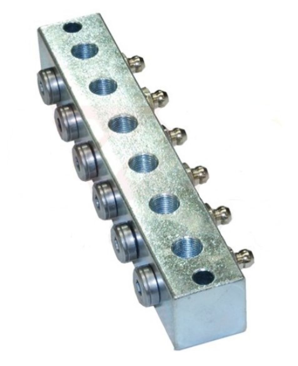 Picture of Grease Manifold Block, 6 x 1/8" BSP Ports with Grease Nipples