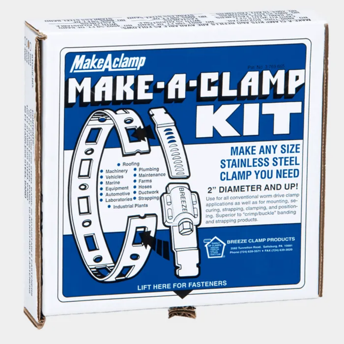 Picture of Adjustable Fasteners, suit Make-A Clamp Worm Drive Kit, Box of 10