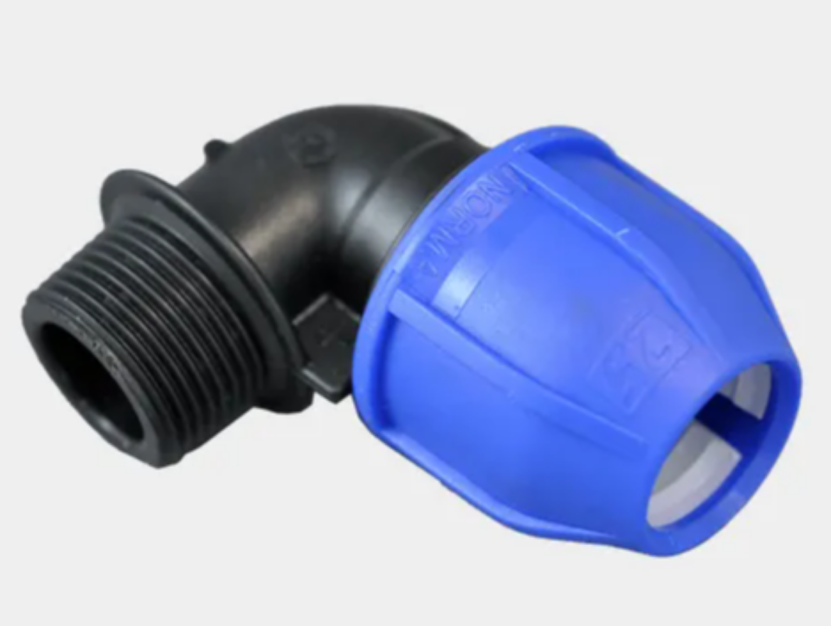 Picture of Poly Male Elbow, 90 Deg, 25mm x 1"BSP