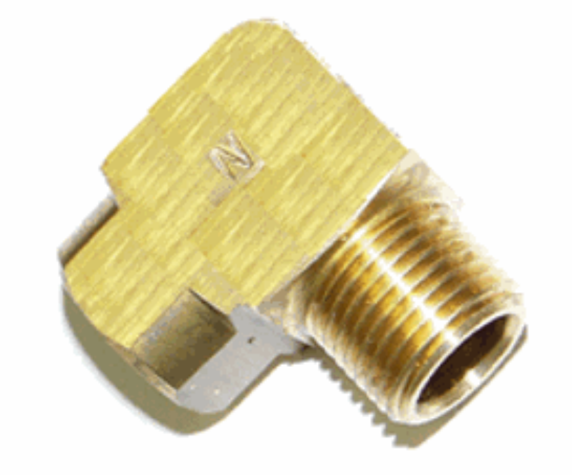 Picture of Elbow, Brass, 90deg, 1/8" NPTM x 1/4" NPTF