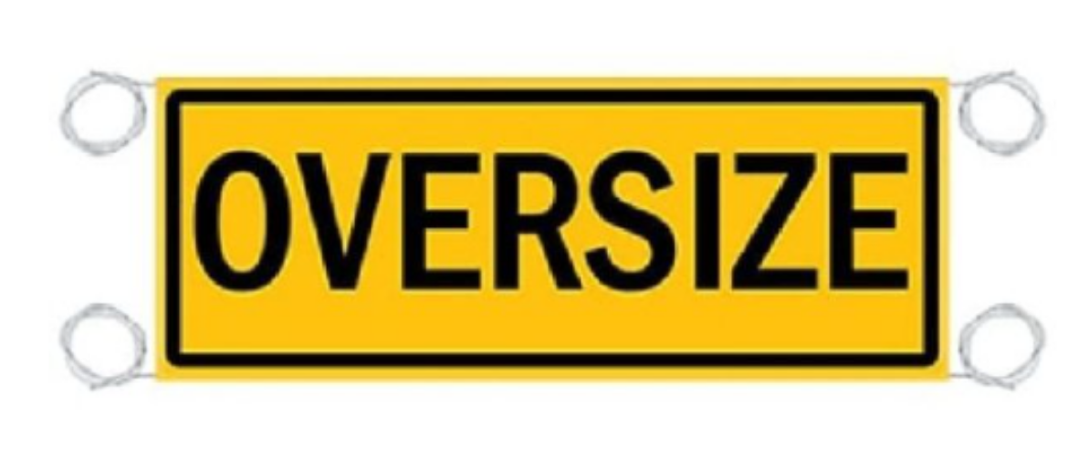Picture of Oversize Banner, 1200 x 450mm, Class 2 Vinyl