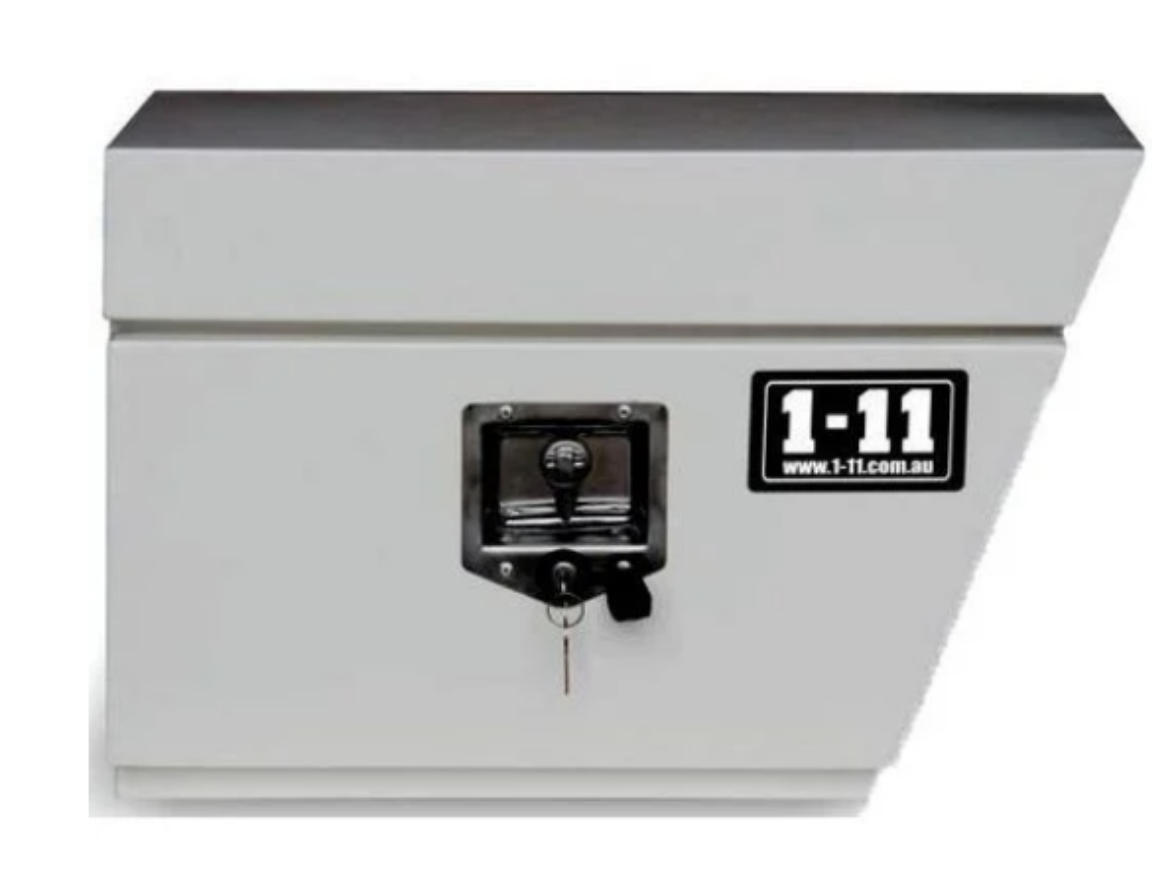 Picture of Steel Under Tray Box RHS with T-Lock, White ( 600mm Wide ) 600/465 x 250 x 400