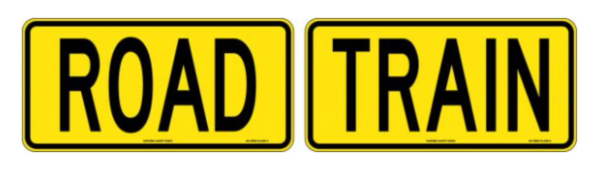 Picture of Road Train (2 Pieces), 510 x 250mm, Class 2 Metal