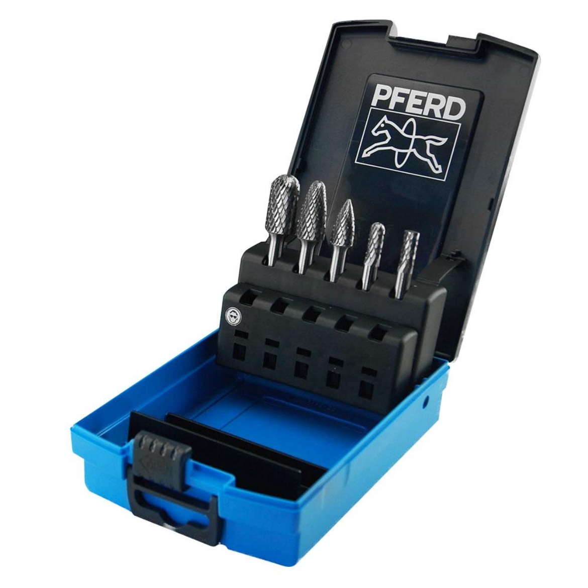 Picture of Burr Set, 1/4" C3 PLUS, Tungsten Carbide, 5 Piece