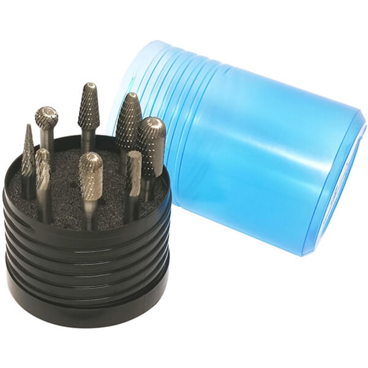 Picture of Burr Set, 1/4" MX-NCC, Tungsten Carbide, 8 Piece