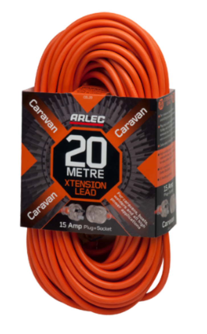 Picture of CARAVAN EXTENSION LEAD - 20M, 240v x 15Amp