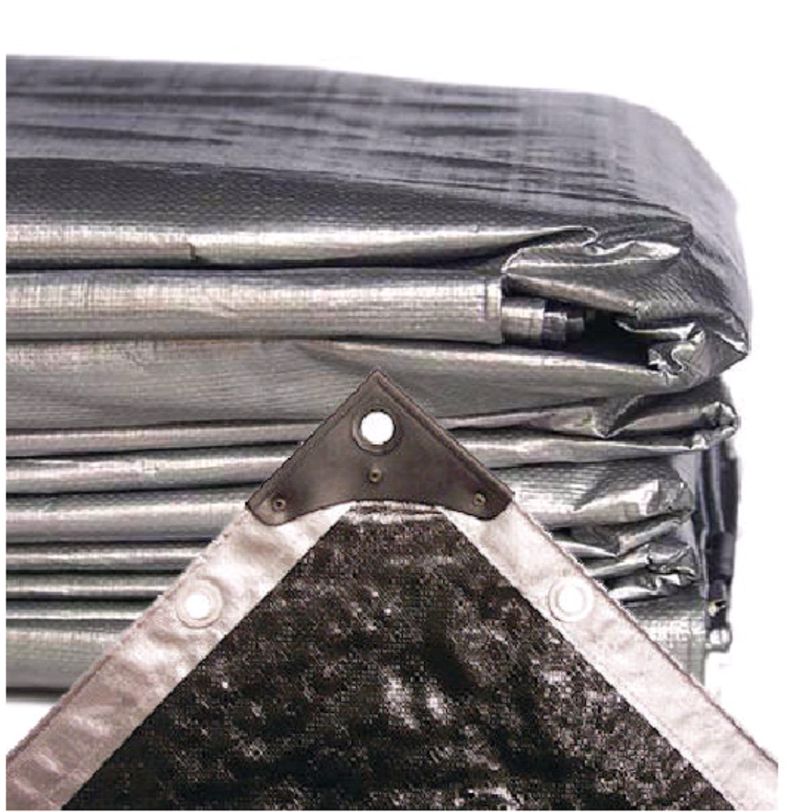 Picture of Tarp, Extra Heavy Duty, 9.1 x 9.1mtrs, SIL/BLK, 1 per Box