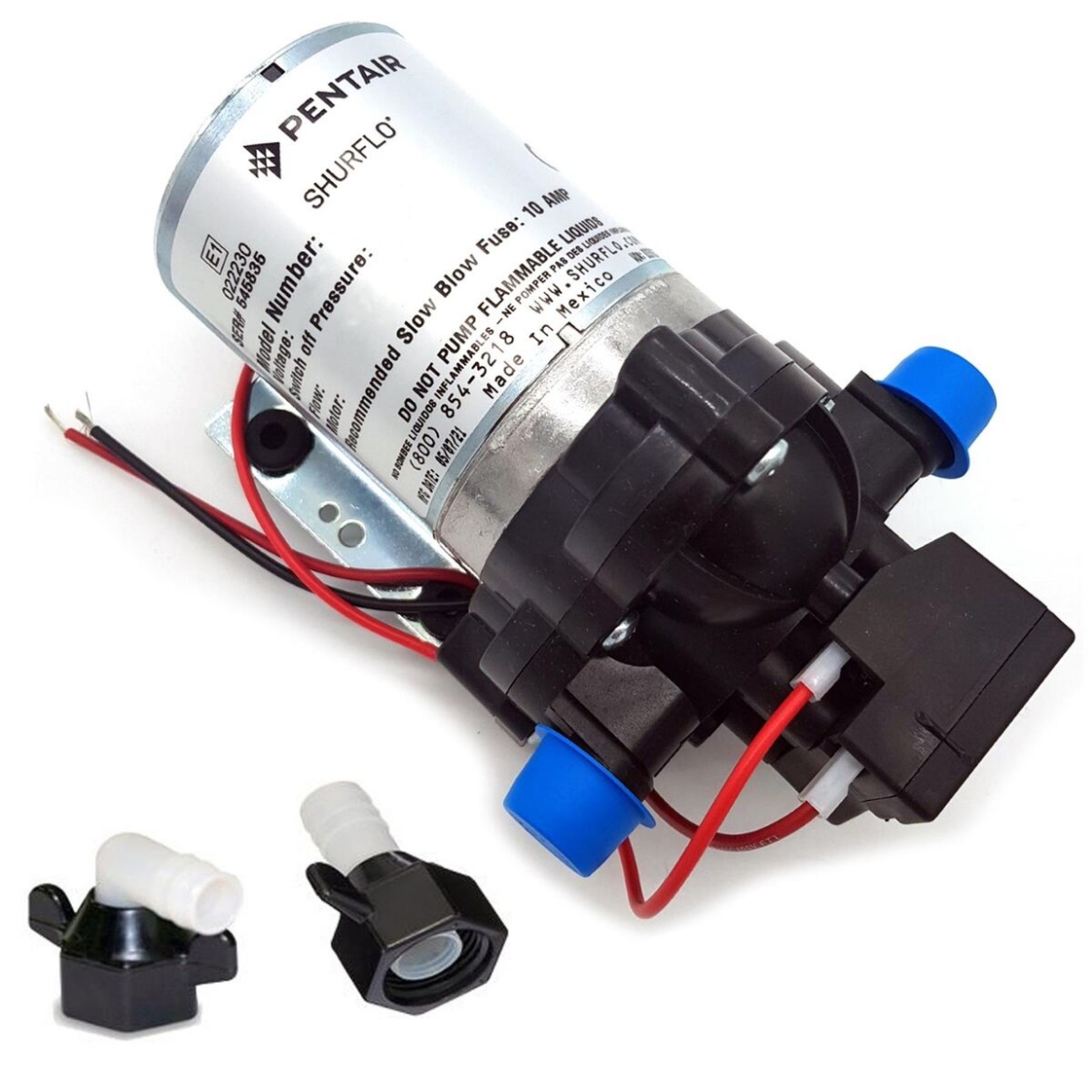 Picture of Pump, 12 volt, 11.3 LPM, 55PSI, suits caravans etc, Replacement for FloJet/Shurflo