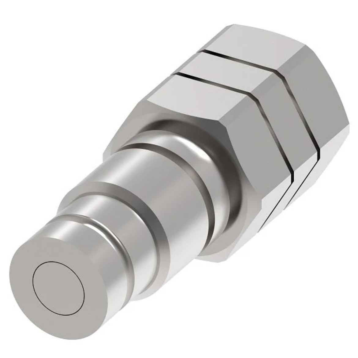 Picture of Coupling, Male, Q/R Flat Face, 3/4" UNO Fem Thread