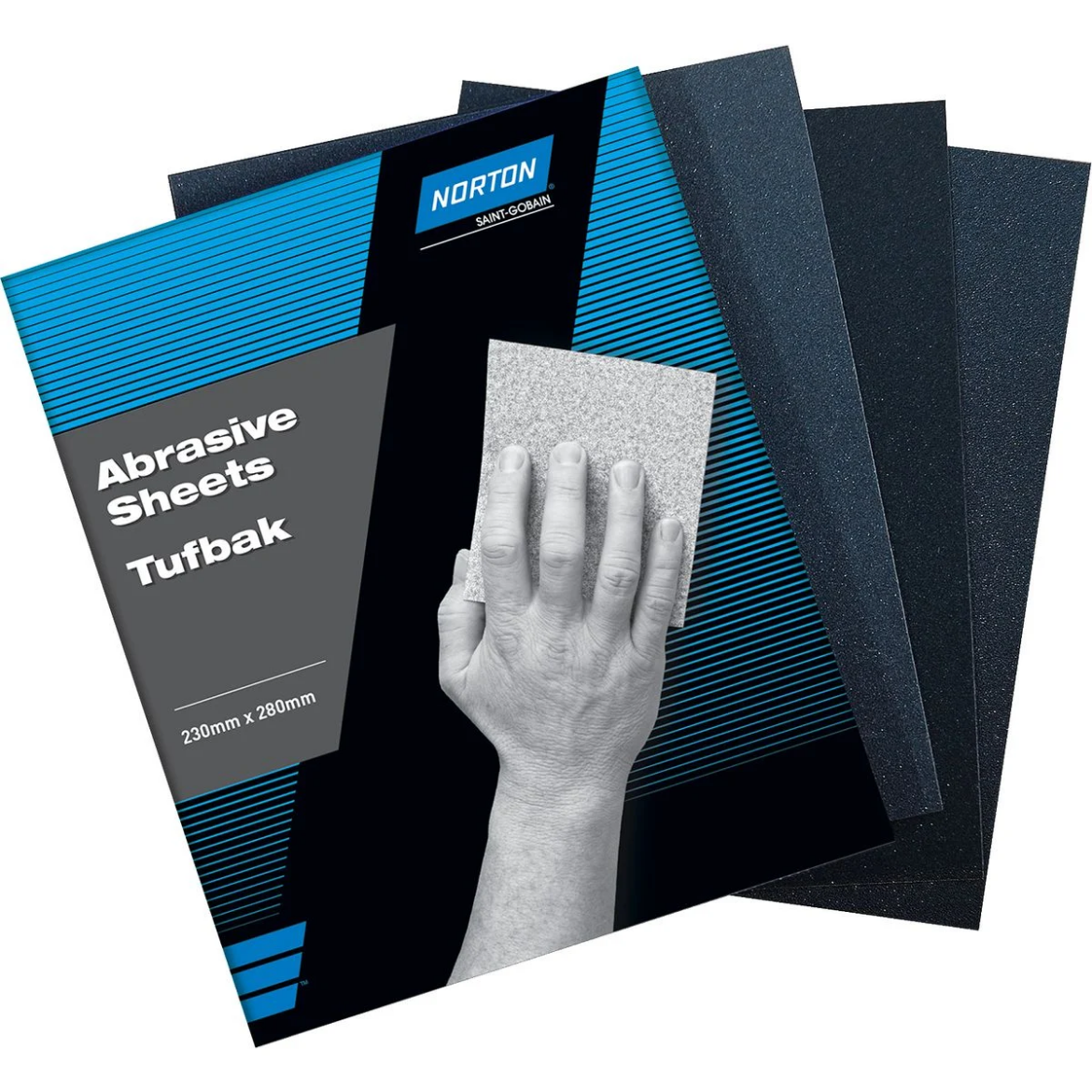 Picture of WET & DRY 230x280mm T419 P220 GRIT TUFBAK WATERPROOF PAPER SHEETS